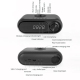Enceinte Bluetooth De Bureau Avec Horloge LED Charge Sans Fil 15 W Son 5 W Radio FM Et Entrée AUX - www.yonis-shop.com