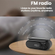 Enceinte Bluetooth De Bureau Avec Horloge LED Charge Sans Fil 15 W Son 5 W Radio FM Et Entrée AUX - www.yonis-shop.com