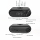 Enceinte Bluetooth De Bureau Avec Horloge LED Charge Sans Fil 15 W Son 5 W Radio FM Et Entrée AUX - www.yonis-shop.com