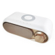 Enceinte Bluetooth De Bureau Avec Horloge LED Charge Sans Fil 15 W Son 5 W Radio FM Et Entrée AUX - www.yonis-shop.com