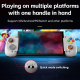 Manette De Jeu Télescopique Sans Fil Hall Effect Pour Switch Android iOS Et PC USB-C Pliable 2 x 400 mAh - www.yonis-shop.com