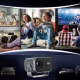 Vidéoprojecteur Portable Android 11 720p 200 ANSI WiFi Double Bande Rotation 360° AirPlay Miracast - www.yonis-shop.com