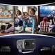 Vidéoprojecteur Portable Android 11 720p 200 ANSI WiFi Double Bande Rotation 360° AirPlay Miracast - www.yonis-shop.com