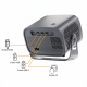 Vidéoprojecteur Portable Android 11 720p 200 ANSI WiFi Double Bande Rotation 360° AirPlay Miracast - www.yonis-shop.com
