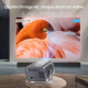 Vidéoprojecteur Portable Android 11 720p 200 ANSI WiFi Double Bande Rotation 360° AirPlay Miracast - www.yonis-shop.com