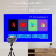 Vidéoprojecteur Portable Android 11 720p 200 ANSI WiFi Double Bande Rotation 360° AirPlay Miracast - www.yonis-shop.com
