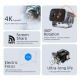 Vidéoprojecteur Portable Android 11 720p 200 ANSI WiFi Double Bande Rotation 360° AirPlay Miracast - www.yonis-shop.com