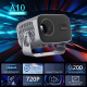 Vidéoprojecteur Portable Android 11 720p 200 ANSI WiFi Double Bande Rotation 360° AirPlay Miracast - www.yonis-shop.com