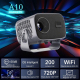 Vidéoprojecteur Portable Android 11 720p 200 ANSI WiFi Double Bande Rotation 360° AirPlay Miracast - www.yonis-shop.com