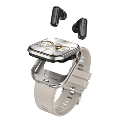 Montre Connectée 2 En 1 Avec Écouteurs Bluetooth Écran 2,02 Pouces IP67 Suivi Cardiaque Oxygène Et Tension Artérielle