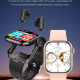 Montre Connectée 2 En 1 Avec Écouteurs Bluetooth Écran 2,02 Pouces IP67 Suivi Cardiaque Oxygène Et Tension Artérielle - www.y...