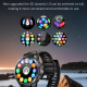 Montre Connectée Étanche 3ATM Avec Écran TFT 1.7 Pouces Et Lampe Torche Argentée Pour Sports En Plein Air - www.yonis-shop.com