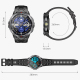 Montre Connectée Étanche 3ATM Avec Écran TFT 1.7 Pouces Et Lampe Torche Argentée Pour Sports En Plein Air - www.yonis-shop.com