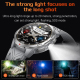 Montre Connectée Étanche 3ATM Avec Écran TFT 1.7 Pouces Et Lampe Torche Argentée Pour Sports En Plein Air - www.yonis-shop.com
