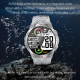 Montre Connectée Étanche 3ATM Avec Écran TFT 1.7 Pouces Et Lampe Torche Argentée Pour Sports En Plein Air - www.yonis-shop.com