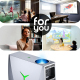 Vidéoprojecteur Home Cinéma Portable Full HD 1080p 4200 Lumens LED 50000 Heures HDMI USB Son 10W - www.yonis-shop.com