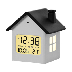 Réveil Enfant Maison Avec Veilleuse Écran LCD Multifonction Affichage Température Date Et Jour Fonction Snooze 7 Minutes