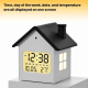 Réveil Enfant Maison Avec Veilleuse Écran LCD Multifonction Affichage Température Date Et Jour Fonction Snooze 7 Minutes - ww...
