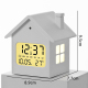 Réveil Enfant Maison Avec Veilleuse Écran LCD Multifonction Affichage Température Date Et Jour Fonction Snooze 7 Minutes - ww...