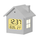 Réveil Enfant Maison Avec Veilleuse Écran LCD Multifonction Affichage Température Date Et Jour Fonction Snooze 7 Minutes - ww...