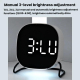 Réveil Numérique LED Multifonction Avec Veilleuse Tactile Affichage Heure Date Température Et Luminosité Automatique - www.yo...
