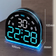 Réveil Numérique LED Multifonction Avec Éclairage Ambiant Rouge Température Date Et Jour De La Semaine - www.yonis-shop.com