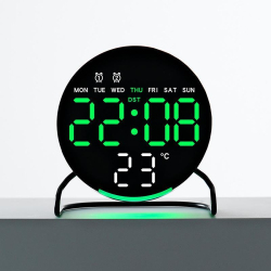 Réveil Numérique LED Multifonction Avec Alarme Veilleuse Tactile Luminosité Automatique Et Affichage Température - www.yonis-...