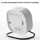 Réveil Numérique LED Avec Veilleuse Tactile Luminosité Automatique Affichage Date Température Et Minuterie 24H - www.yonis-sh...