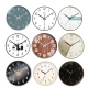 Horloge Murale Silencieuse À Quartz 30 Cm Pour Maison Et Bureau Avec Pose Sans Perçage - www.yonis-shop.com