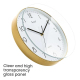 Horloge Murale À Quartz Silencieuse 30 Cm Pour Maison Et Bureau Pose Sans Perçage Tricolore - www.yonis-shop.com