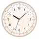 Horloge Murale Quartz Silencieuse 30 Cm Pour Maison Et Bureau Bois Grainé À Bord Doré Pose À Crochet Sans Trace - www.yonis-s...