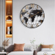 Horloge Murale Vintage Industrielle 60 Cm En Fer Forgé Carte Du Monde Mouvement Silencieux Décoration Entrée - www.yonis-shop...
