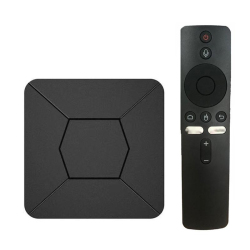 Box Android TV 4K HDR Avec WiFi Double Bande Bluetooth 5.0 Et Télécommande Vocale H.264 H.265 - www.yonis-shop.com