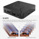 Box Android TV 4K HDR Avec WiFi Double Bande Bluetooth 5.0 Et Télécommande Vocale H.264 H.265 - www.yonis-shop.com