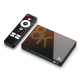 Box TV Android 14 8 Go 128 Go Avec Télécommande Décodage 8K Sortie 4K 120 Hz WiFi 6 Et Ethernet Gigabit