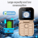 Téléphone Portable À Clapet Double SIM Pour Appels Avec Écran 1.8 Pouce Bluetooth FM Et Grandes Touches - www.yonis-shop.com
