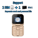 Téléphone Portable À Clapet Double SIM Pour Appels Avec Écran 1.8 Pouce Bluetooth FM Et Grandes Touches - www.yonis-shop.com