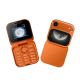 Téléphone Portable À Clapet Double SIM Pour Appels Avec Écran 1.8 Pouce Bluetooth FM Et Grandes Touches - www.yonis-shop.com