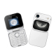 Téléphone Portable À Clapet Double SIM Pour Appels Avec Écran 1.8 Pouce Bluetooth FM Et Grandes Touches - www.yonis-shop.com