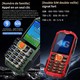 Téléphone Portable 4G Pour Senior Avec Batterie 16800mAh Grandes Touches Et Bouton SOS Double SIM - www.yonis-shop.com