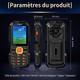 Téléphone Portable 4G Pour Senior Avec Batterie 16800mAh Grandes Touches Et Bouton SOS Double SIM - www.yonis-shop.com