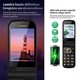 Téléphone Portable À Clapet 4G Double SIM Batterie 4800 mAh Fonction SOS Lampe Torche LED Écran 2.4 Pouces - www.yonis-shop.com
