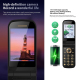 Téléphone Portable À Clapet 4G Double SIM Batterie 4800 mAh Fonction SOS Lampe Torche LED Écran 2.4 Pouces - www.yonis-shop.com
