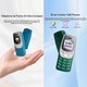 Mini Téléphone Mobile 4G Appels Bluetooth Mains Libres Double SIM Lecteur MP3 Carte Mémoire Jusqu’à 32 Go - www.yonis-shop.com