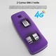 Mini Téléphone Mobile 4G Appels Bluetooth Mains Libres Double SIM Lecteur MP3 Carte Mémoire Jusqu’à 32 Go - www.yonis-shop.com