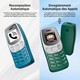 Mini Téléphone Mobile 4G Appels Bluetooth Mains Libres Double SIM Lecteur MP3 Carte Mémoire Jusqu’à 32 Go - www.yonis-shop.com