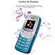 Mini Téléphone Mobile 4G Appels Bluetooth Mains Libres Double SIM Lecteur MP3 Carte Mémoire Jusqu’à 32 Go - www.yonis-shop.com