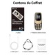 Mini Téléphone Portable 4G Double SIM Avec Bluetooth MP3 Écran 0,66 Pouce Et Touche SOS Familiale - www.yonis-shop.com