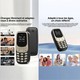 Mini Téléphone Portable 4G Double SIM Avec Bluetooth MP3 Écran 0,66 Pouce Et Touche SOS Familiale - www.yonis-shop.com