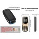 Mini Téléphone Portable 4G Double SIM Avec Bluetooth MP3 Écran 0,66 Pouce Et Touche SOS Familiale - www.yonis-shop.com